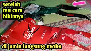 cara bikin mainan orang merangkak dari bungkus rokok