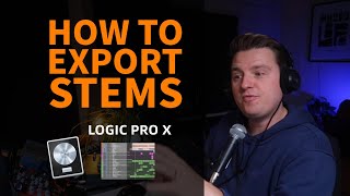 How To Export Stems Fast Logic Pro