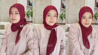 3 STYLE HIJAB SEGI EMPAT UNTUK AKTIFITAS HARIAN YANG MUDAH DAN ELEGAN