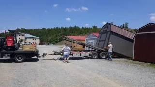 Loading shed on trailer part 1