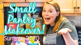 Pantry Cabinet Organization Ideas | Small Pantry Makeover 2020