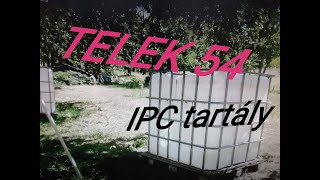 ESÖVIZ tartály TELEK 54