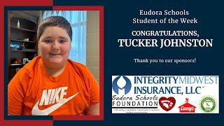 Student of the Week: Tucker Johnston