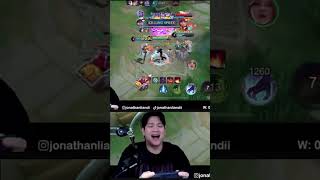 Jangan pancing emosi Bang Jo guys nanti NAAS kayak wanwan #mobilelegends #shorts #jonathanliandi