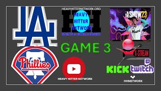 MLB THE SHOW 23: DODGERS AT PHILLIES GAME 3