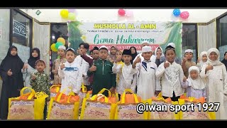 SENYUM NYA ANAK YATIM KEBAHAGIAN KITA SEMUA SANTUNAN 10 MUHARAM 2024