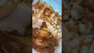 I love wings so much I want to be a wing #wings #fries #shortsvideo #foodie #fastfoodie