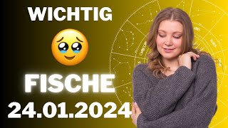 FISCHE ♓️🤫 JEMAND vermisst dich sehr 😨 Horoskop - 24.Januar 2024 #fische #tarot