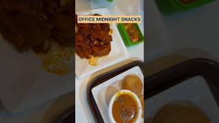 What I eat in office midnight snacks/tikke itne they ki sabne ro diye #officefood #officelife #viral