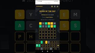 binance wodl answer today 6 letters  | binance wotd 21 August