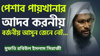 Islamic Life. ইস্তিঞ্জা  করার আদব করণীয় ও বর্জনীয়  দিক গুলো জেনে নেই।মুফতি রবিউল ইসলাম সিরাজী