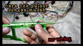 cara cek pulser sepeda motor