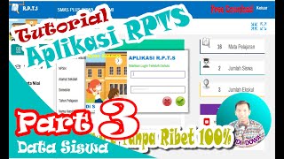 Part 3_ Tutorial Aplikasi RPTS (Raport Penilaian Tengah Semester)Berbasis Excel #Bagian Database