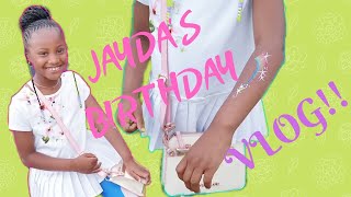 JAYDA'S BIRTHDAY SHOPPING VLOG! FAMILY FUN DAY OUT!