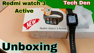 Redmi Watch 3 Active Smart Watch Unboxing &First Look Video 2023 || Future Tech Bangladesh ||TechDen