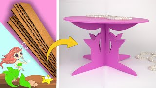 How to make Cardboard Candy Holders / Mermaid Under the Sea Party / Cardboard Cupcake Holder🌊