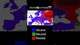 Countries support Ukraine and Russia #ukraine #russia #mapping #map