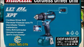 Máy Khoan Và Vặn Vít Pin 18V Makita DDF485SFE| 18V Brushless Cordless Driver Drill| Công Cụ Máy Móc