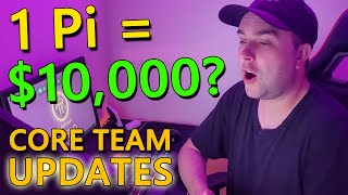 Pi Network Core Team Update & $10,000 Pi Price Update