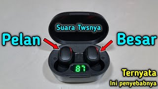 CARA MENGATASI SUARA TWS BLUETOOTH BESAR SEBELAH #tws #headsetwireless #suarabesar #speaker