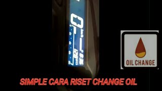 Cara riset change Oil motor vario 125/150