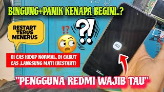 Cara Atasi Redmi Restart Terus Menerus Tanpa Ganti Komponen (Spearpart)