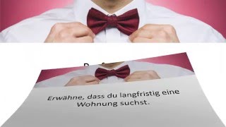 Wohnungsbewerbung