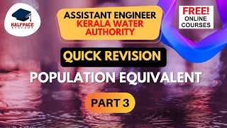 REVISION SERIES -WWE PART 3 | POPULATION EQUIVALENT |GATE| ESE |SSC JE  FREE KWA AE COURSES!!