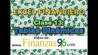 Tablas dinámicas en 9 minutos - Excel Financiero - Clase 13