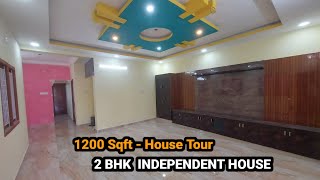 1200 Sqft - House Tour | 2 BHK Independent House | Interior with Modular kitchen