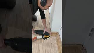 ponçage bordureuse pallmann gecko flex #woodflooring #renovation #satisfyingvideo #satisfying