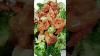 SHRIMP WITH BROCCOLI CHINESE COOKING STYLE #chef@ady4502