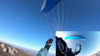 Paragliding Incident take off with line tangle @ Fir Take Off, Râmetea, Alba, Romania; Nov. 15, 2020