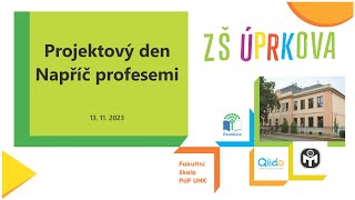 Úprkovy Novinky: Projektový den Napříč profesemi 13. 11. 2023