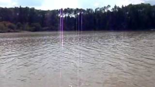 Wading through Lake Abitibi