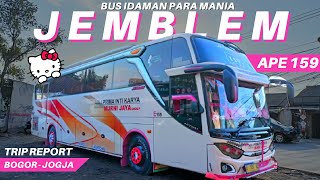 BUS IDOLA PARA MANIA😍ARTIS SELATAN❗❗Trip Murni Jaya APE 159 "JEMBLEM" (BOGOR-YOGYAKARTA)