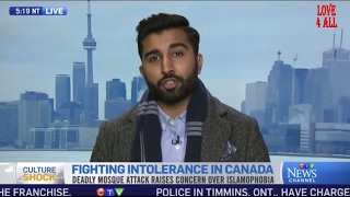 CTV news Panel Discussing Quebec Mosque Shooting & Islamophobia