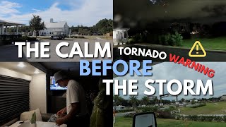 Calm Before The Storm (3 TORNADO WARNINGS in a RV)