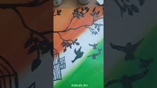 Happy Independence Day India 🇮🇳❤. Recreated From @paintwithdavid7279. Video #162 #india