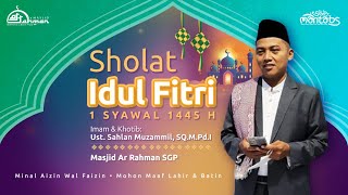 Live Sholat Idul Fitri 1445H di serpong green park