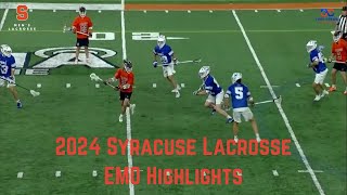 2024 Syracuse Lacrosse EMO Highlights