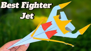 How To Make Best Fighter Jet Origami Paper Airplane