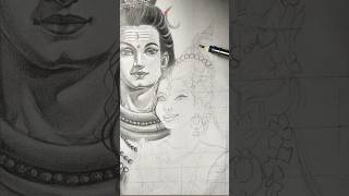 Drawing Shiv Shakti 🌼 #trending #art #viral #drawing #shortsfeed #shorts #youtube #yt @artbeat01