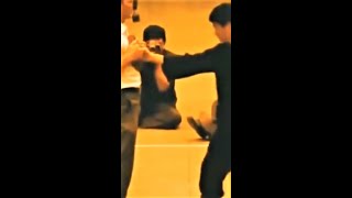 BRUCE LEE - One Inch Punch Down on Speaker #shorts