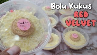 Bolu Kukus Red Velvet, mudah buatnya cepat habisnya