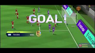 FIFA World Cup 1/8 final Argentina vs Denmark in football league 2024