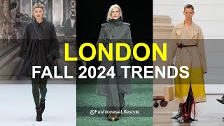 LONDON 🍁 FALL 2024 TRENDS (8 collections) #londonfashionweek #fashion #fashiontrends #trending