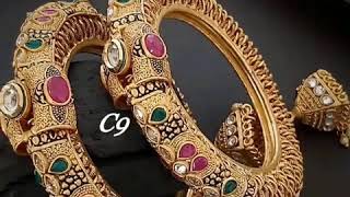 PREMIUM  QUALITY DESIGNER MATTE BANGLES