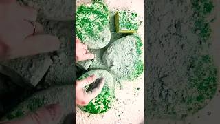 green heart and green pigment #gymchalkasmr #gymchalk #satisfying