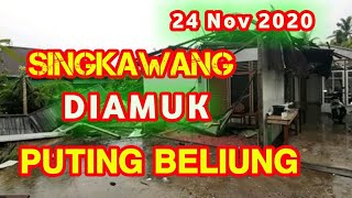 Puting Beliung di Singkawang || Kuala Tengah Singkawang Barat